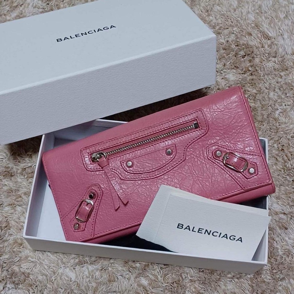 Pre owned Original Balenciaga long wallet